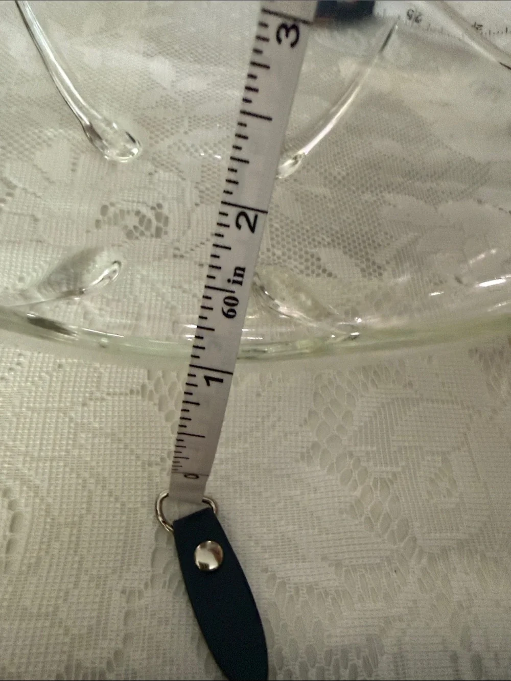 Vintage Anchor Hocking Swedish Modern Clear Glass Bowls Set of 3 Mid-Century